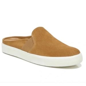 VINCE Blair Sneaker Brown/Tan Suede Mule size 9